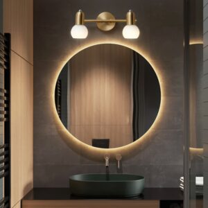 Nordic Wall Lamp Art For Bedroom Bedside Light Modern Simple Glass Bulb Living Room Bathroom Mirror Front Corridor Aisle Fixture